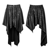 Юбка Asymmetric Punk Skirt Punk Rave WQ-351BQF/BK - маленькая картинка