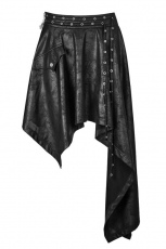 Юбка Asymmetric Punk Skirt Punk Rave WQ-351BQF/BK - маленькая картинка