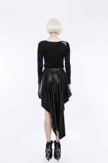 Юбка Asymmetric Punk Skirt Punk Rave WQ-351BQF/BK - маленькая картинка