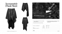 Юбка Asymmetric Punk Skirt Punk Rave WQ-351BQF/BK - маленькая картинка