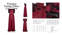 Платье Victorian Vintage Palace Long Dress Punk Rave WQ-352LQF/RD - маленькая картинка