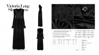 Платье Victoria Long Sleeve Dress Punk Rave WQ-360LQF/BK - маленькая картинка