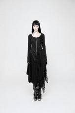 Платье Punk Knitted Decadent Dress Punk Rave WQ-368LQF/BK - маленькая картинка