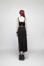 Юбка Punk Sexy Slim Fit Half Skirt Punk Rave WQ-373BQF/BK - маленькая картинка