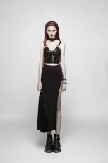 Юбка Punk Sexy Slim Fit Half Skirt Punk Rave WQ-373BQF/BK - маленькая картинка