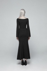 Платье Gothic Bat Code Dress Punk Rave WQ-376LQF/BK - маленькая картинка