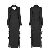  Gothic Kimono Sleeve Maxi Dress - 