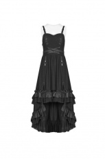 Платье Steampunk Pleated Dress Punk Rave WQ-390LQF/BK - маленькая картинка