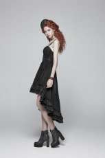Платье Steampunk Pleated Dress Punk Rave WQ-390LQF/BK - маленькая картинка