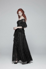 Платье Gorgeous Victorian Dress Punk Rave WQ-391LQF/BK - маленькая картинка