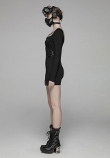 Платье Sexy Punk Skinny Dress Punk Rave WQ-416LQF/BK - маленькая картинка