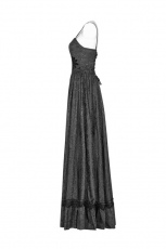 Юбка Gothic Tube Jacquard Long Skirt Punk Rave WQ-420LQF/BK - маленькая картинка
