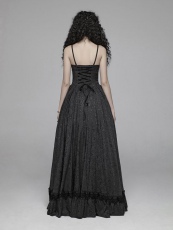 Юбка Gothic Tube Jacquard Long Skirt Punk Rave WQ-420LQF/BK - маленькая картинка