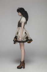 Платье Steam Punk Lolita Dress Punk Rave WQ-424LQF/WH-CO - маленькая картинка