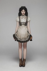 Платье Steam Punk Lolita Dress Punk Rave WQ-424LQF/WH-CO - маленькая картинка