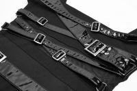 Платье Punk PU Leather Loop Slimming Dress Punk Rave WQ-425LQF/BK - маленькая картинка