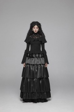 Платье Gothic Layered Dress Punk Rave WQ-428BQF/BK - маленькая картинка