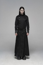 Юбка Gothic Floral Long Overskirt Punk Rave WQ-437BQM/BK - маленькая картинка