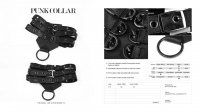 Ошейник PUNK Collar Punk Rave WS-241LHF/BK - маленькая картинка