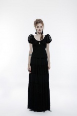 Топик Steampunk Brooch Short Sleeve T-shirt Punk Rave WT-489TDF/BK - маленькая картинка