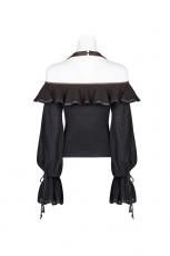 Топик Steampunk Long Sleeve T-shirt Punk Rave WT-546TCF/BK - маленькая картинка