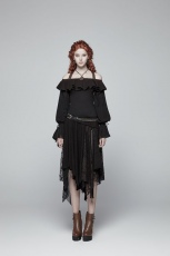 Топик Steampunk Long Sleeve T-shirt Punk Rave WT-546TCF/BK - маленькая картинка