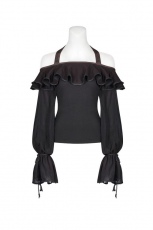 Топик Steampunk Long Sleeve T-shirt Punk Rave WT-546TCF/BK - маленькая картинка