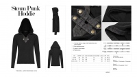 Балахон Steam Punk Hoddie Punk Rave WT-582TCM/BK-BN - маленькая картинка