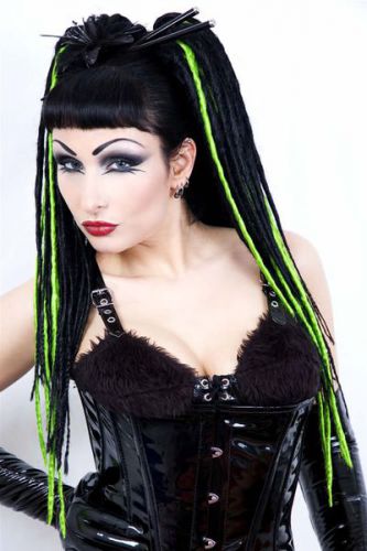  -    Vicious Locks : Black/ Lime Green Headrazor Vicious Locks : Black/ Lime Green  2