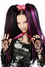     Electra Straight Pieces - Black/ Dark pink - 