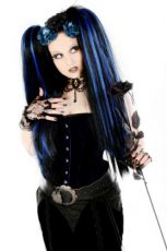 Прямые локоны на застежке Electra Straight Pieces - Black / Blue Headrazor Electra Straight Pieces - Black / Blue - маленькая картинка