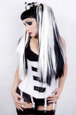 Прямые локоны на застежке Electra Straight Pieces - White Plt / Black Headrazor Electra Straight Pieces - White Plt / Black - маленькая картинка
