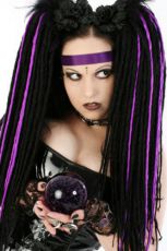  -    Vicious locks: Black / purple - 