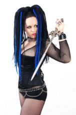 Локоны - дреды на застежке Vicious locks: Black / Blue Headrazor Vicious locks: Black / Blue - маленькая картинка