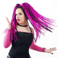  -    Vicious locks : Dark pink/ black - 