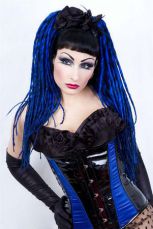 Локоны - дреды на застежке Hair Pieces MULTI MIX - Blue Headrazor Hair Pieces MULTI MIX - Blue - маленькая картинка