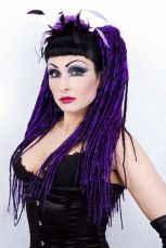 Локоны - дреды на застежке Hair Pieces MULTI MIX - Purple Headrazor Hair Pieces MULTI MIX - Purple - маленькая картинка