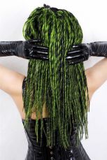 Локоны - дреды на застежке Hair Pieces MULTI MIX - Green Headrazor Hair Pieces MULTI MIX - Green - маленькая картинка