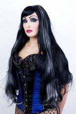     Meena Wigs - Black/White - 