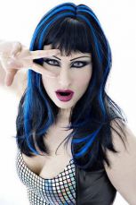 Парик Cordelia Wigs - Black/Blue Headrazor Cordelia Wigs - Black/Blue - маленькая картинка