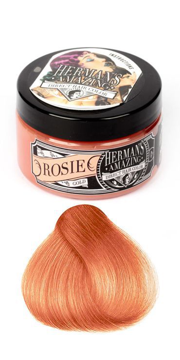 Краска для волос цвета розовое золото Herman's Amazing Rosie Gold Hermans Amazing Rosie Gold Изображение 1