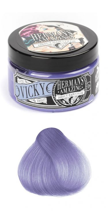 Фиолетовая пастельная краска для волос Herman's Amazing Vicky Violet Hermans Amazing Vicky Violet Изображение 1