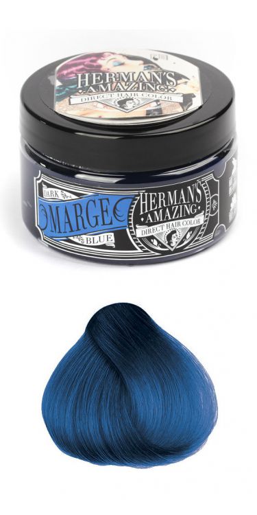 Синяя краска для волос Herman's Amazing Marge Blue Hermans Amazing Marge Blue Изображение 1