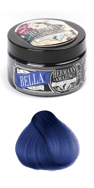 Синяя краска для волос Herman's Amazing Bella Blue Hermans Amazing Bella Blue Изображение 1