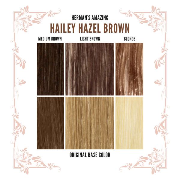 Коричневая краска для волос Herman's Amazing Hailey Hazel Brown Hermans Amazing Hailey Hazel Brown Изображение 3