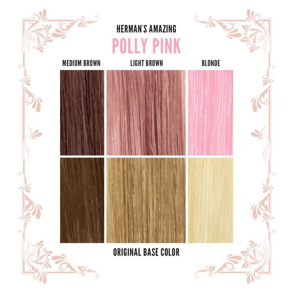 Пастельно розовая краска для волос Herman's Amazing Polly Pink Hermans Amazing Polly Pink Изображение 4