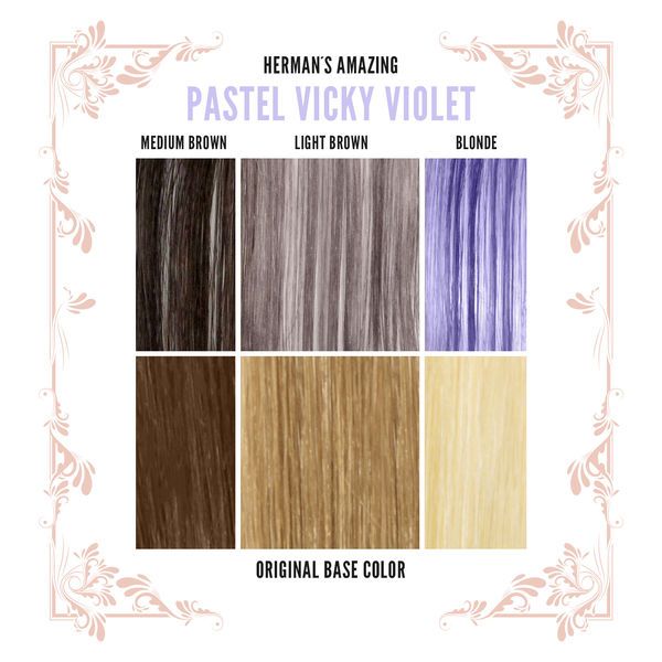 Фиолетовая пастельная краска для волос Herman's Amazing Vicky Violet Hermans Amazing Vicky Violet Изображение 8