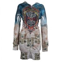  VELES LONG HOOD LADIES BLUE - 