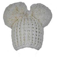  HPP POM POM HAT LADIES CREAM - 