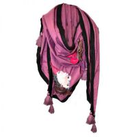  SPS PATCH STUD SCARF LADIES PURPLE - 